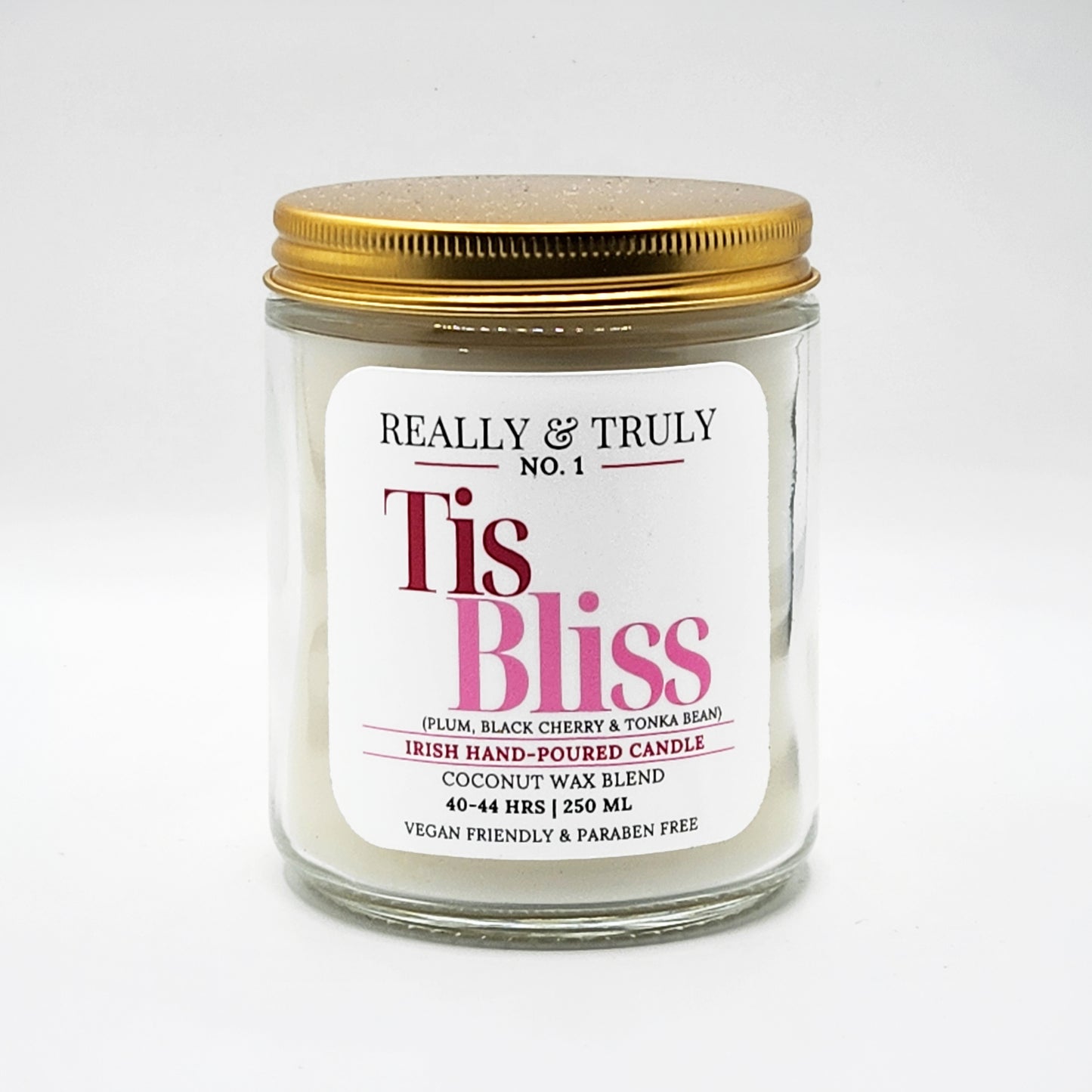 No.1, Tis Bliss (250 MLS) 40-44 HRS Burn time