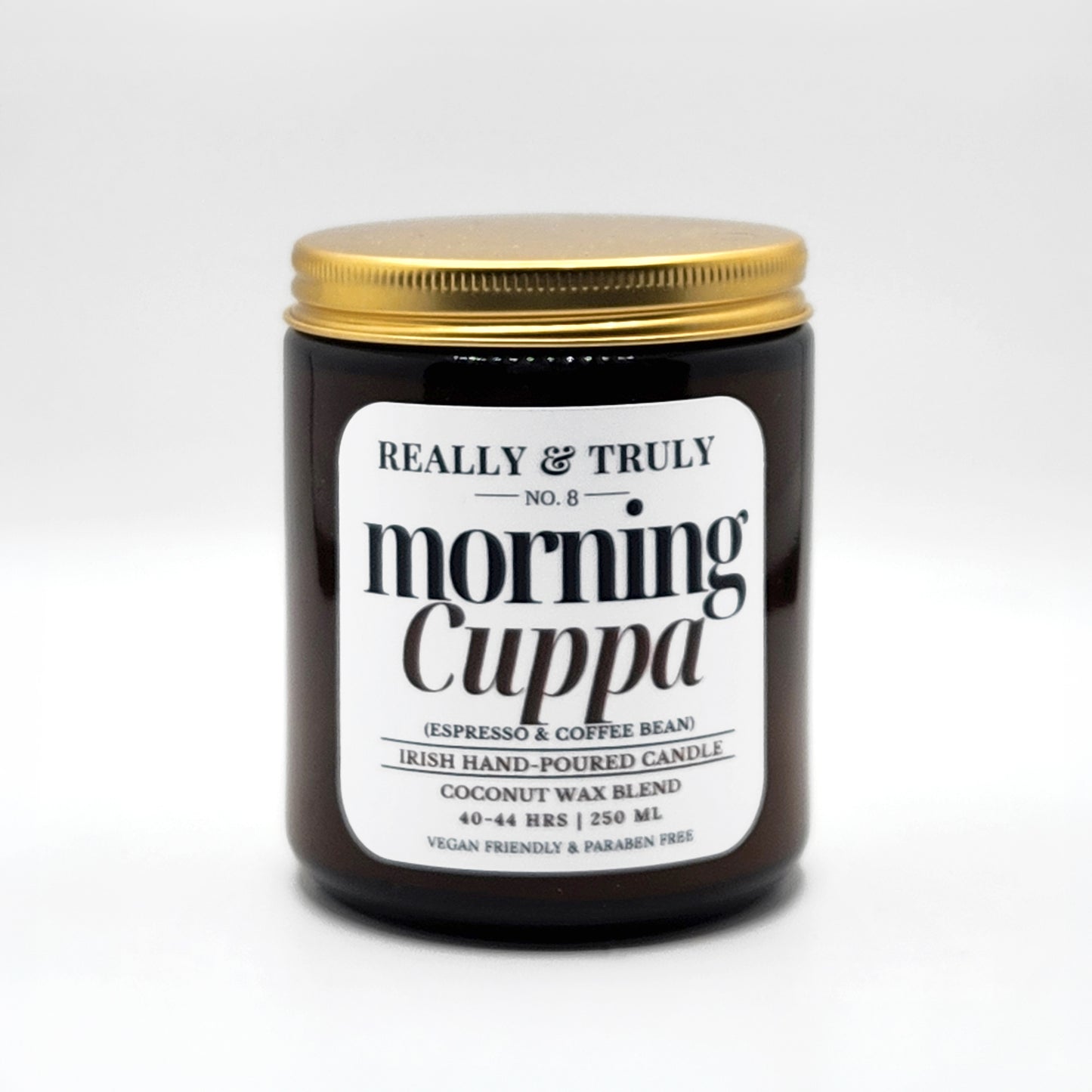 No. 8 Morning Cuppa (250 MLS, 40-44 hours burn time)
