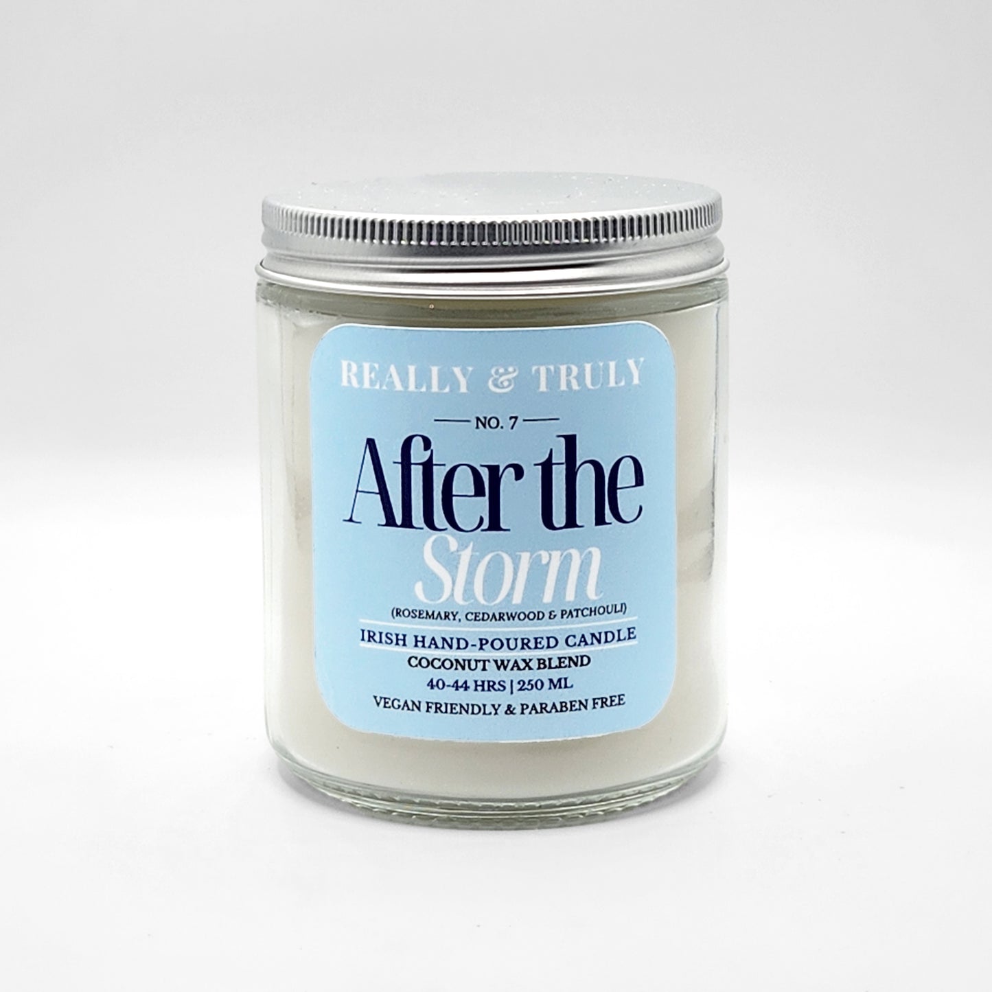 No. 7, After the Storm, Scented Coconut wax blend Candle, 250 ML(40 HR)
