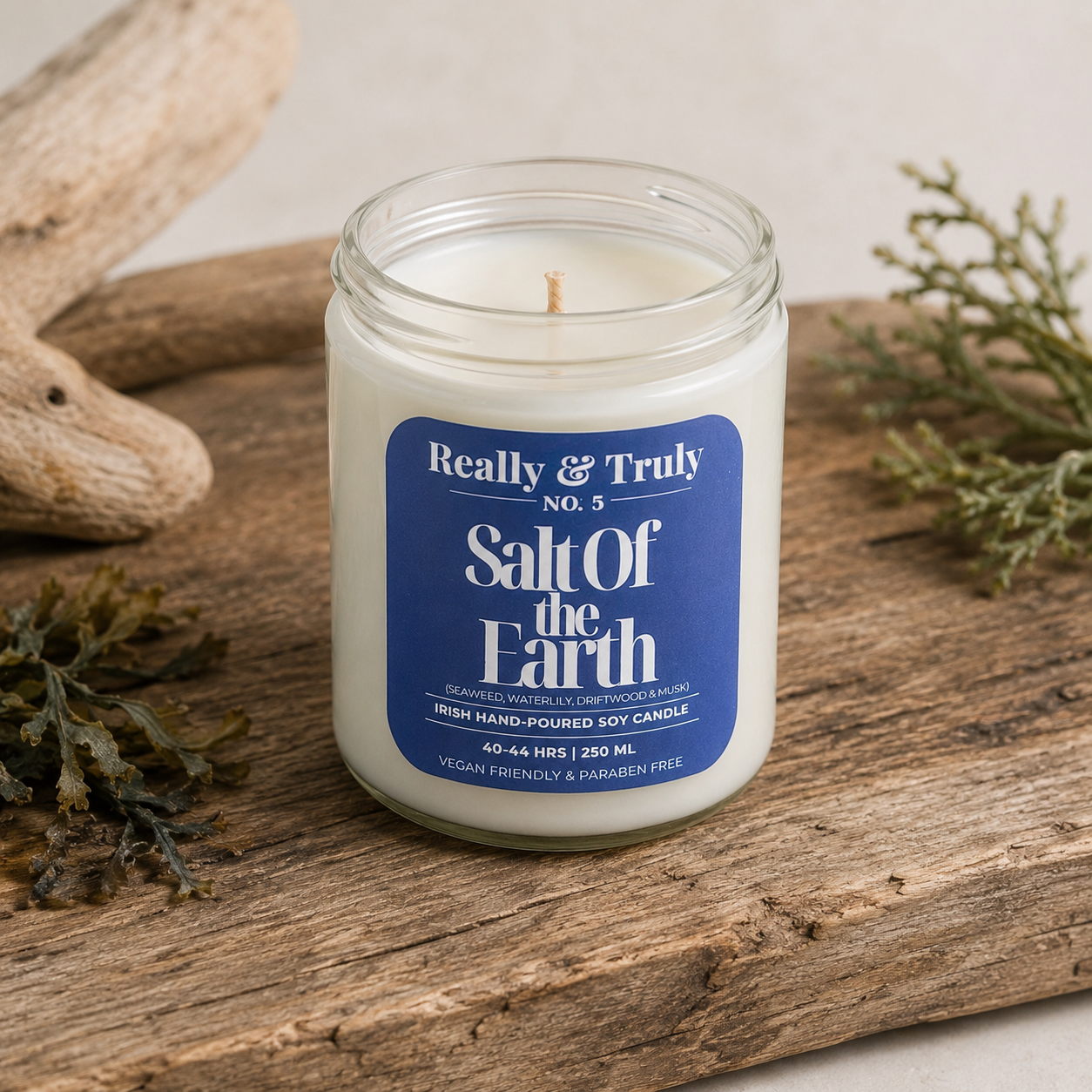 No. 5 Salt of the Earth (250 MLS, 40-44 hour burn time)